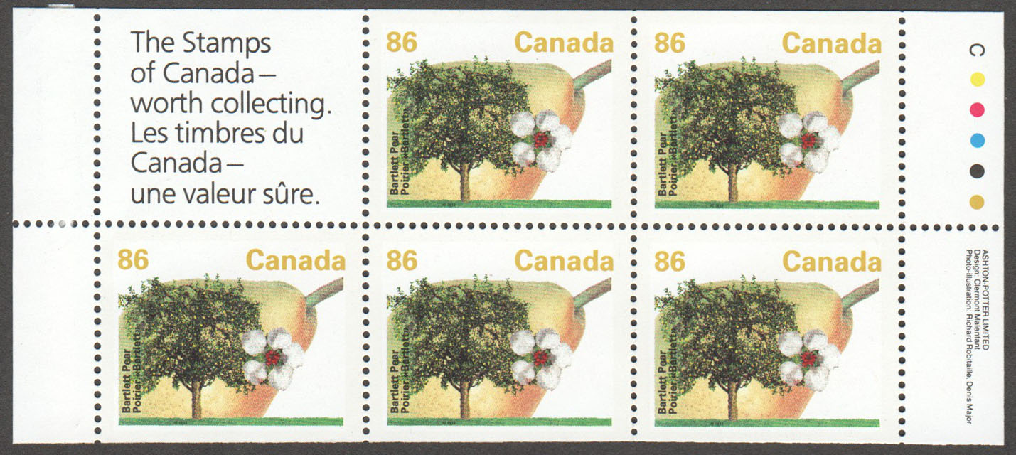 Canada Scott 1372b MNH Pane - Click Image to Close